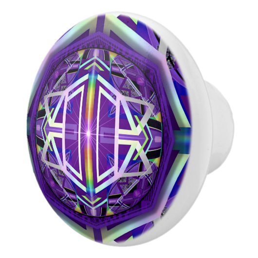 Paars W3 Keramische Knop (Rechts)