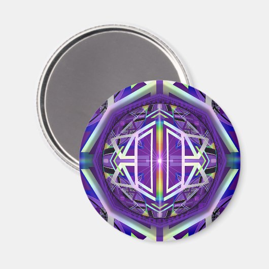 Paars W3 Magneet (Voorkant / Achterkant)