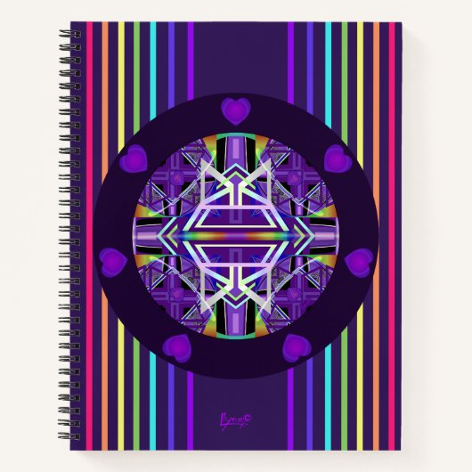 Paars W3-Notitieboek Notitieboek (Voorkant)