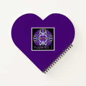 Paars W3-Notitieboek Notitieboek (Achterkant)