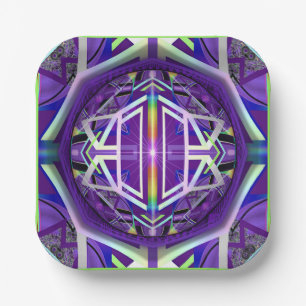 Paars W3 Papieren Bordje