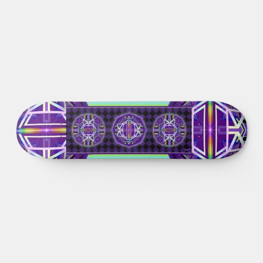 paars W3 Persoonlijk Skateboard (Horizontaal)