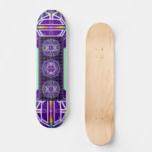 paars W3 Persoonlijk Skateboard (Voorkant)