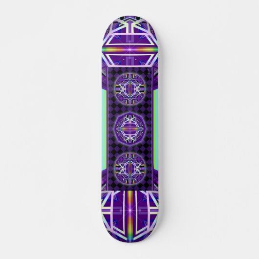paars W3 Persoonlijk Skateboard (Voorkant)