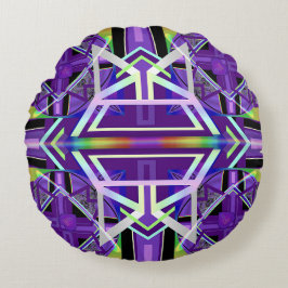 Paars W3 Rond Kussen