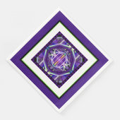 Paars W3 Servet (Hoek)