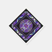 Paars W3 Servet (Hoek)