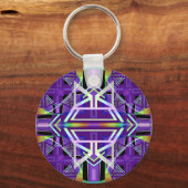 Paars W3 Sleutelhanger (Voorkant)