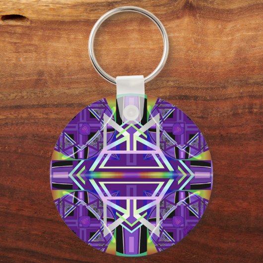 Paars W3 Sleutelhanger (Voorkant)
