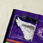 Paars W3 Strandlaken (In situ)