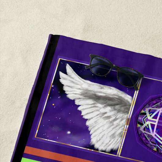 Paars W3 Strandlaken (In situ)