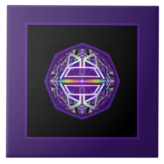 Paars W3 Tegeltje (Voorkant)