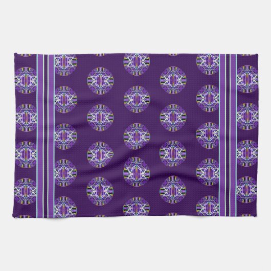 Paars W3 Theedoek (Horizontaal)