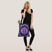 Paars W3 Tote Bag (Op model)