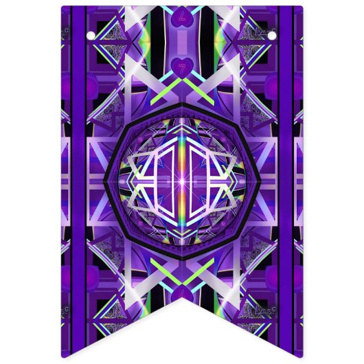 Paars W3 Vlaggetjes (Eerste vlag)