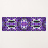 Paars W3 Yogamat (Voorkant (horizontaal))