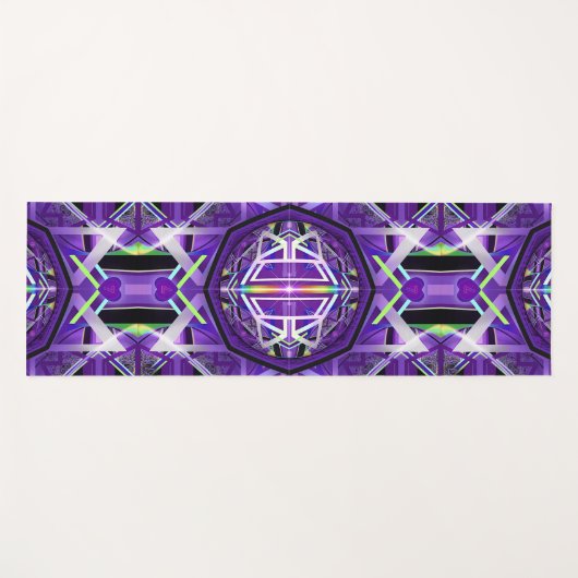 Paars W3 Yogamat (Voorkant (horizontaal))