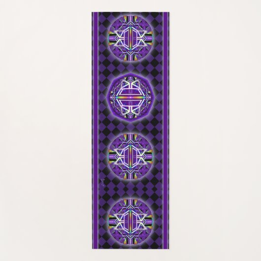 Paars W3 Yogamat (Voorkant)