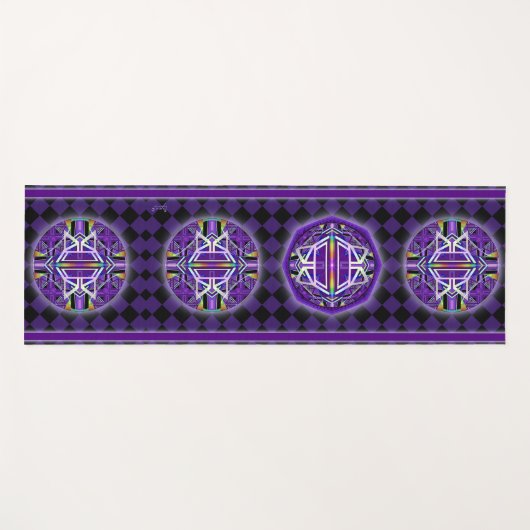 Paars W3 Yogamat (Voorkant (horizontaal))