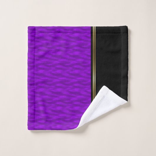 Paars water bad handdoek (Wasdoekje)