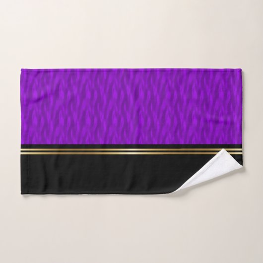 Paars water bad handdoek (Handdoek)