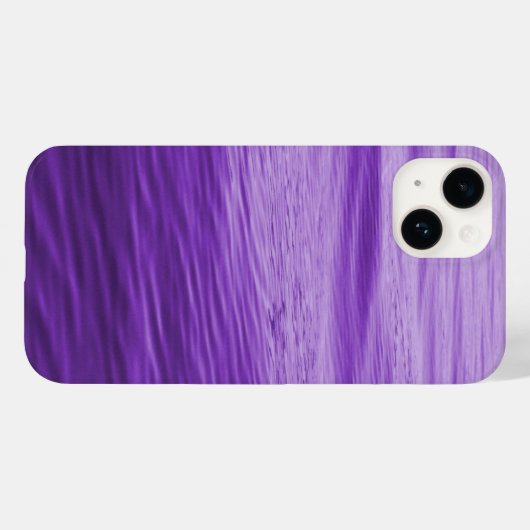 Paars water Case-Mate iPhone case (Achterkant (horizontaal))