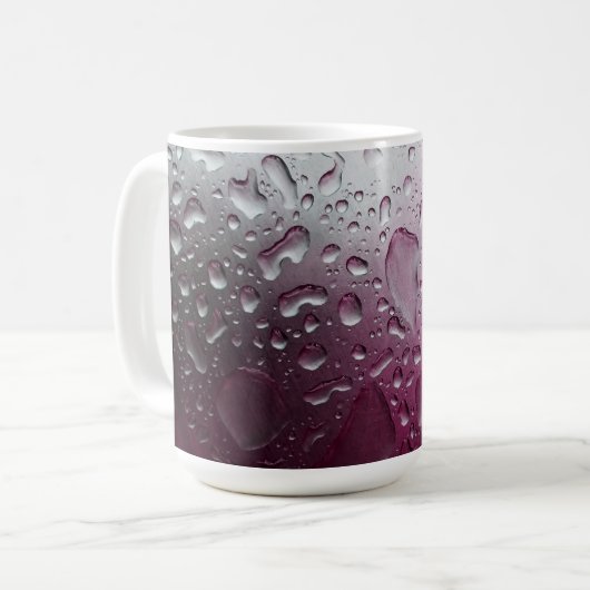 paars water koffiemok (Voorkant links)