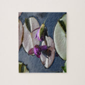 Paars water Lilies Puzzle Legpuzzel (Verticaal)