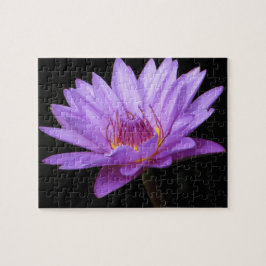 Paars Water Lily Puzzle Legpuzzel