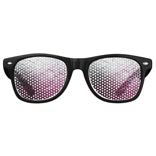 paars water retro zonnebril (Voorkant)