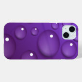 Paars watervalpatroon Case-Mate iPhone case (Achterkant (horizontaal))