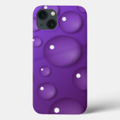 Paars watervalpatroon Case-Mate iPhone case (Achterkant)