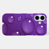 Paars watervalpatroon Case-Mate iPhone case (Achterkant (horizontaal))