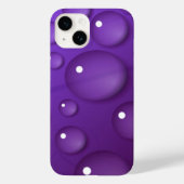 Paars watervalpatroon Case-Mate iPhone case (Achterkant)