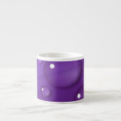 Paars watervalpatroon espresso kop (Voorkant)