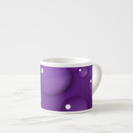 Paars watervalpatroon espresso kop