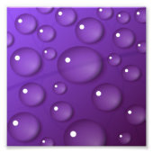 Paars watervalpatroon foto afdruk (Voorkant)