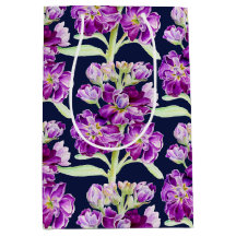 Paars waterverf bloem