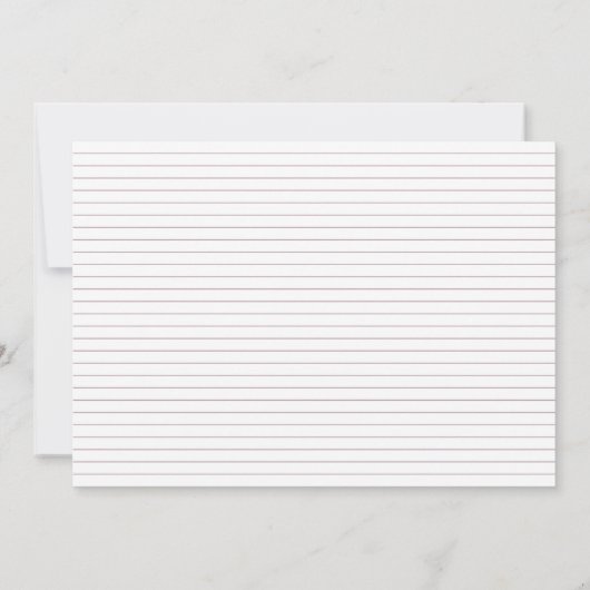 Paars Waterverf met Wisteria Stripes Vrijgezellenf Kaart (Achterkant)