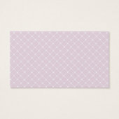 Paars Waterverf Roos | Drink voor weddenschappen Visitekaartje (Achterkant)