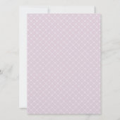 Paars Waterverf Roos | Weddenschap Kaart (Achterkant)