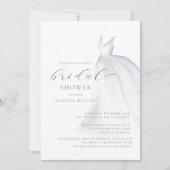 Paars Waterverf Vrijgezellenfeest Kaart (Voorkant)