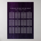 Paars Waterverven van Eggplant Poster (Voorkant)