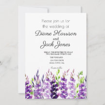 Paars Wedding Waterverf Lavender