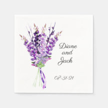 Paars Wedding Waterverf Lavender