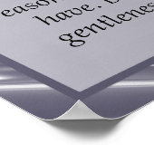 Paars "Wees niet bang" Christelijk Poster (Hoek)