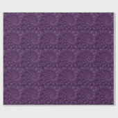 Paars wervelfractal Art Patroon Cadeaupapier (Vlak)