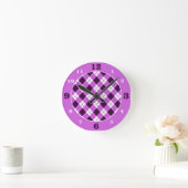 Paars/White Argyle Play Ronde Klok (Huis)