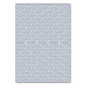 Paars+White Weddenrennen Wave Pattern Kaart (Achterkant)