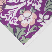 Paars William Morris Strawberry Thief Tissuepapier (Detail)